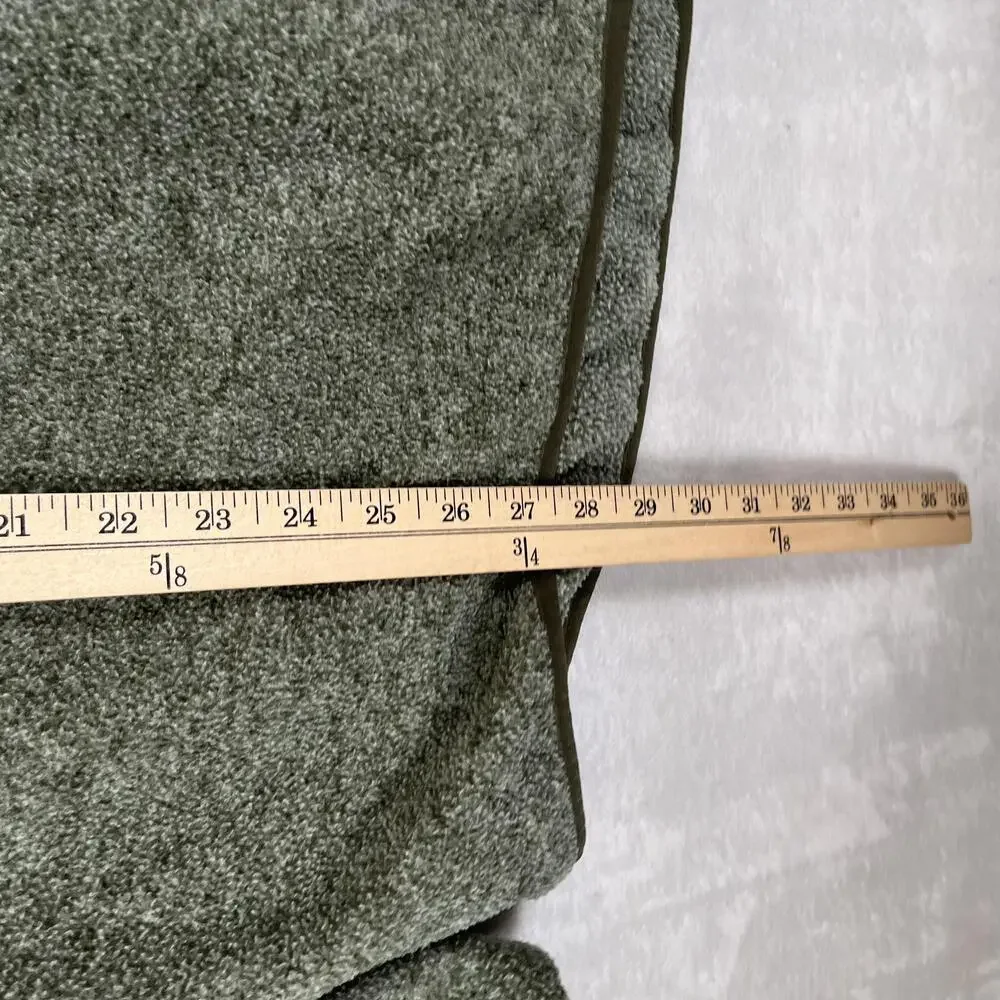 Fox Racing Sweatshirt Mens Medium Green Fleece Crewneck Pocket Pullover